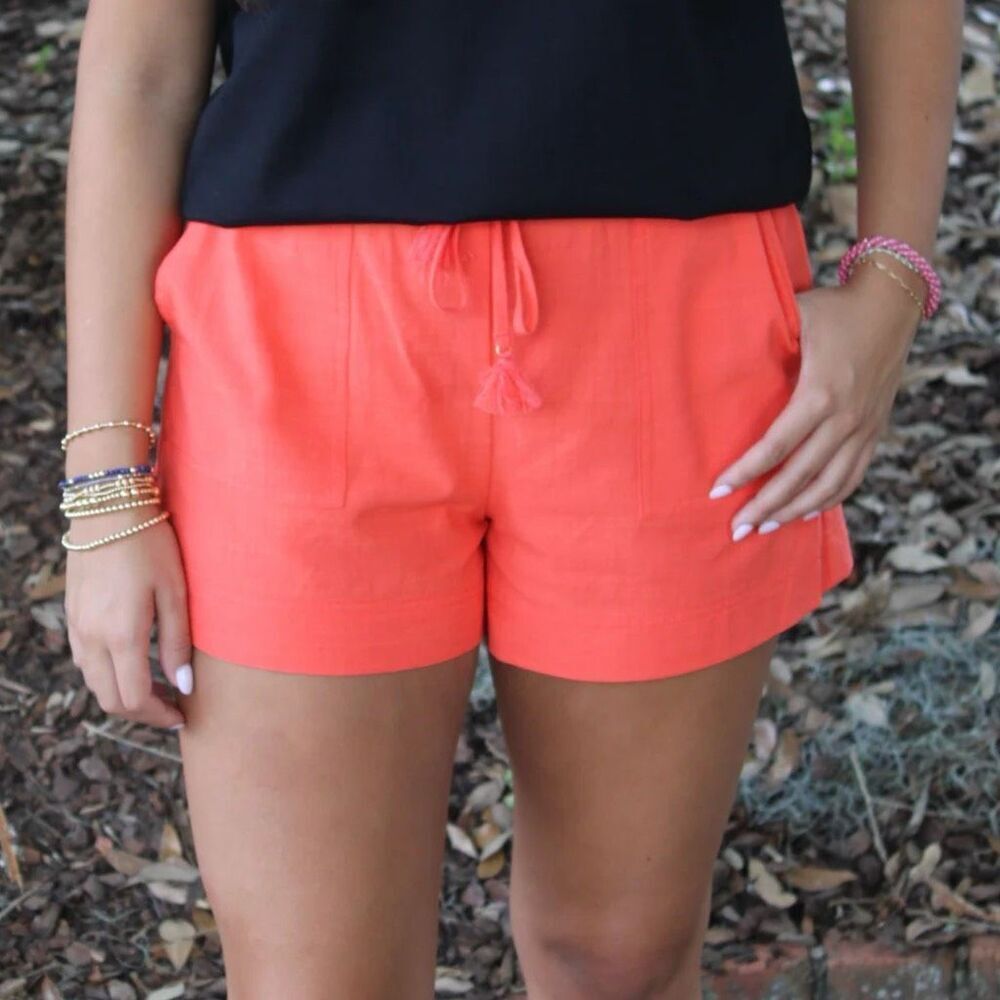 Pinch Coral‎ Pull On Lightweight Shorts XL NWT